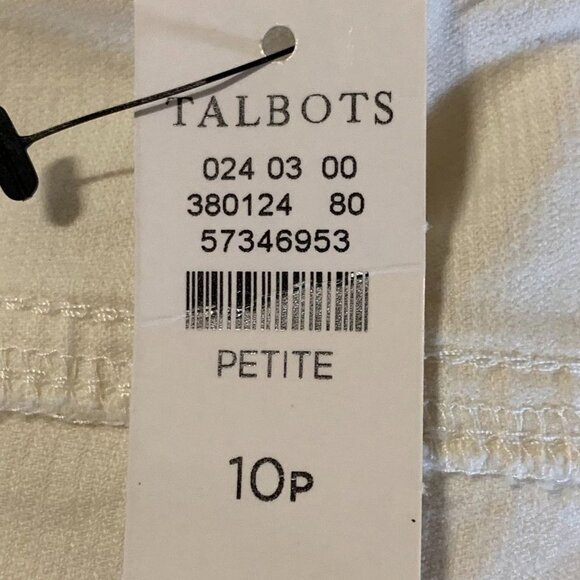Talbots Women's Corduroy Cotton Stretch Classic 5 Pocket Trousers Size 10P NWT - Picture 7 of 14